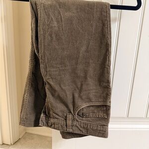 Banana Republic Gray Corduroy Trousers